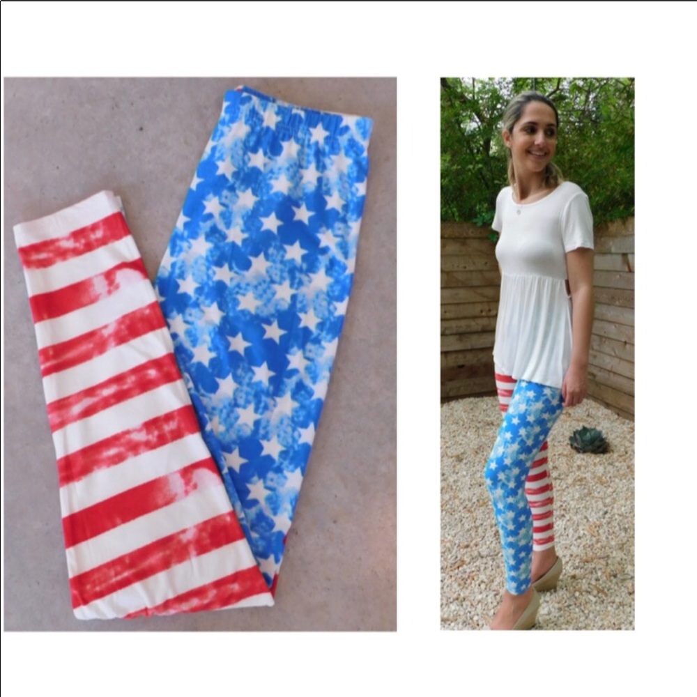 🇺🇸🇺🇸❤️ AMERICAN LEGGINGS ⭐️‼️🔴🔵🇺🇸🇺🇸🇺🇸